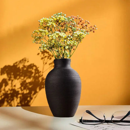 Fold — Nordic Origami Ceramic Vase, Minimalist