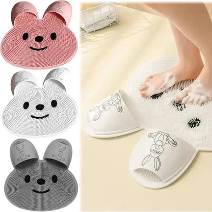Wash Feet, Rub Feet, Silicone Massage Mats, Bathroom anti Slip Mats, Bathroom Scrubbing Floor Mats, Shower Scrubbing Mats