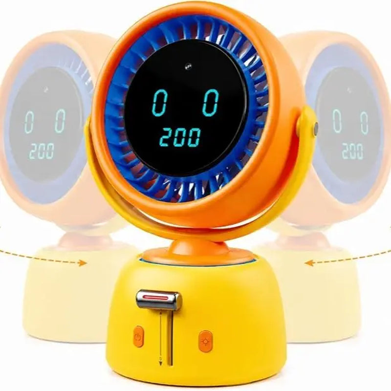 Smart AI Face Tracking Fan - 200 Speeds Auto following Portable Desk Fan