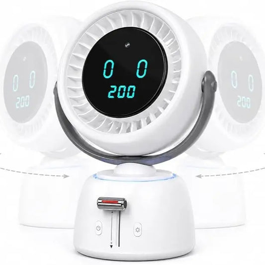 Smart AI Face Tracking Fan - 200 Speeds Auto following Portable Desk Fan
