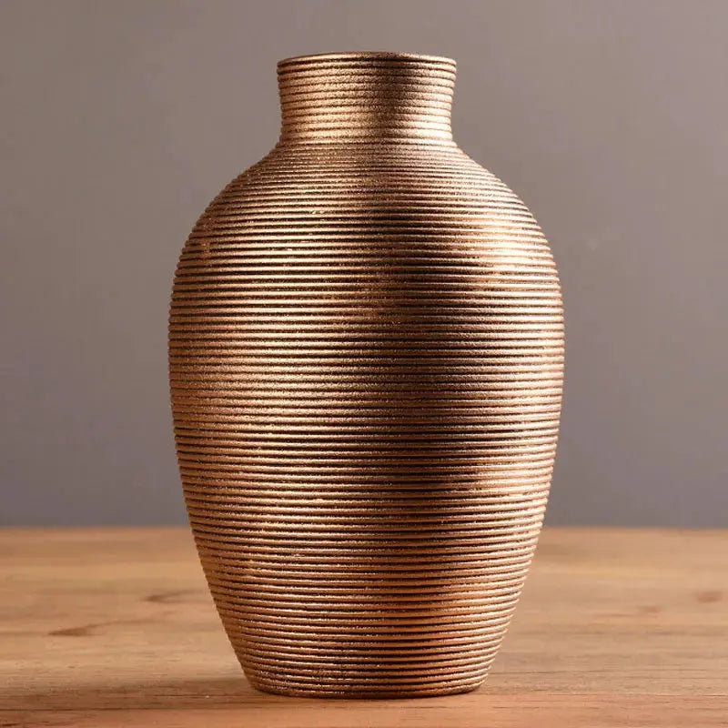 Fold — Nordic Origami Ceramic Vase, Minimalist