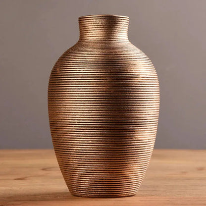 Fold — Nordic Origami Ceramic Vase, Minimalist