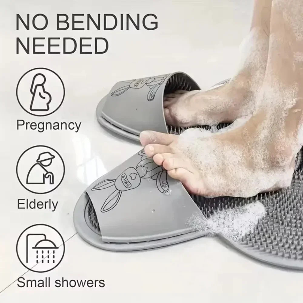 Wash Feet, Rub Feet, Silicone Massage Mats, Bathroom anti Slip Mats, Bathroom Scrubbing Floor Mats, Shower Scrubbing Mats