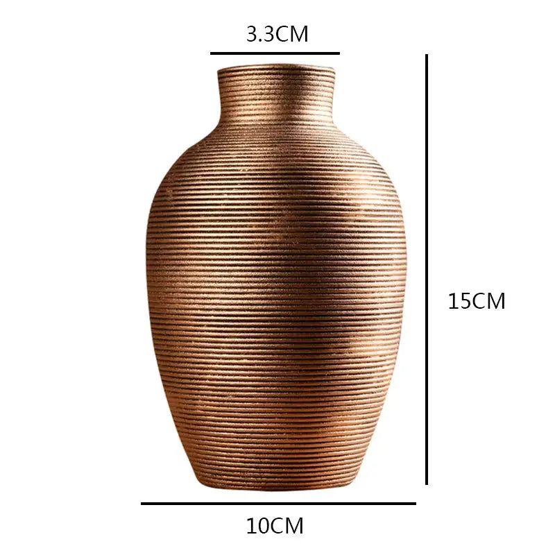 Fold — Nordic Origami Ceramic Vase, Minimalist