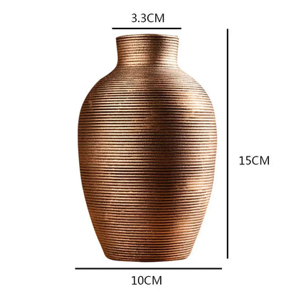 Fold — Nordic Origami Ceramic Vase, Minimalist