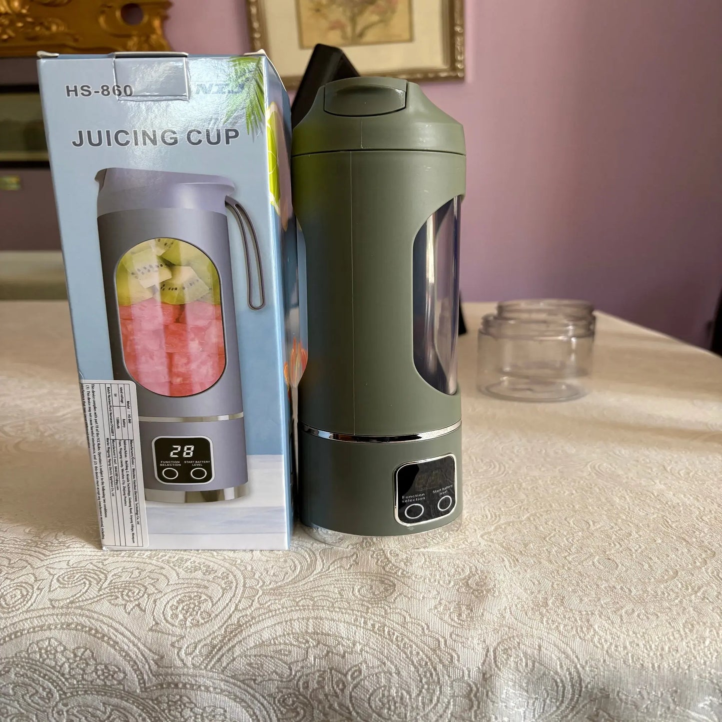 Handheld Mini Blender - Portable, Usb-Rechargeable Model for Smoothies & Shakes (Ideal for Personal Use), Handheld Mini Blenders, Portable Mini Blenders