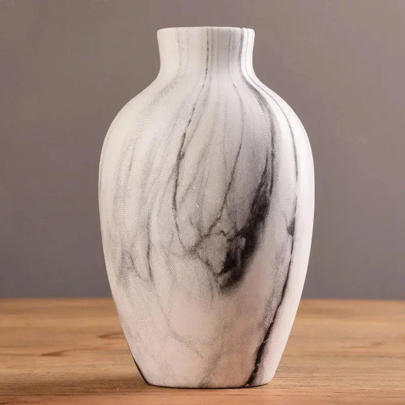 Fold — Nordic Origami Ceramic Vase, Minimalist